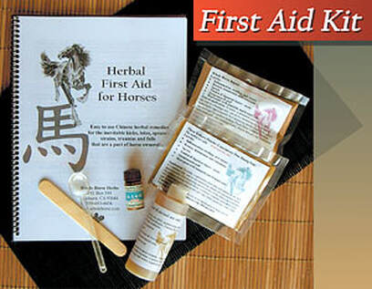 Whole Horse Herb's portable first aid kit