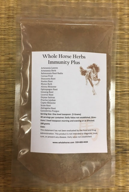 Senior horses can do with an herbal immune boost